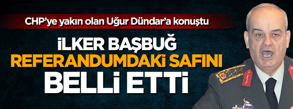 O isim, referandum için 'hayır' sinyali verdi