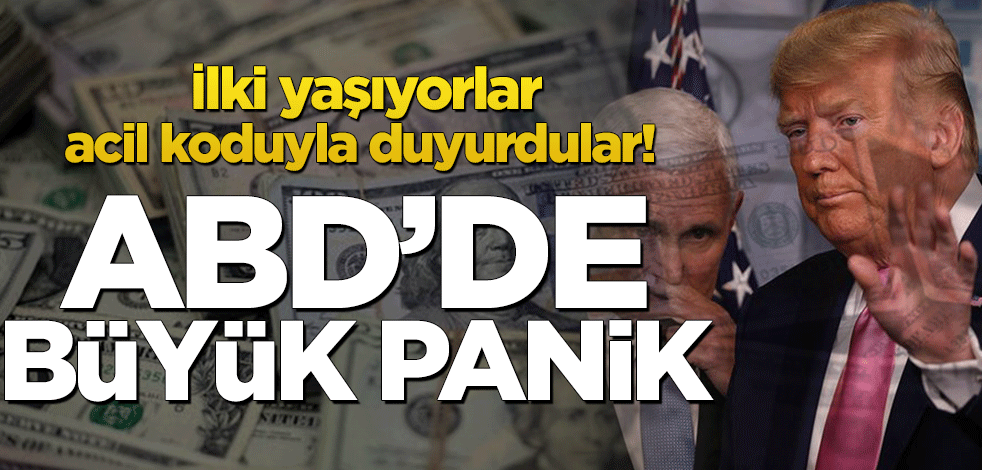 İlki yaşıyorlar, acil koduyla duyurdular! ABD’de büyük panik