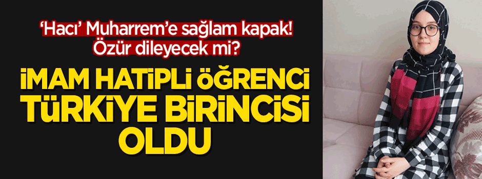 İmam Hatipli Azra Kargı, LGS birincisi oldu