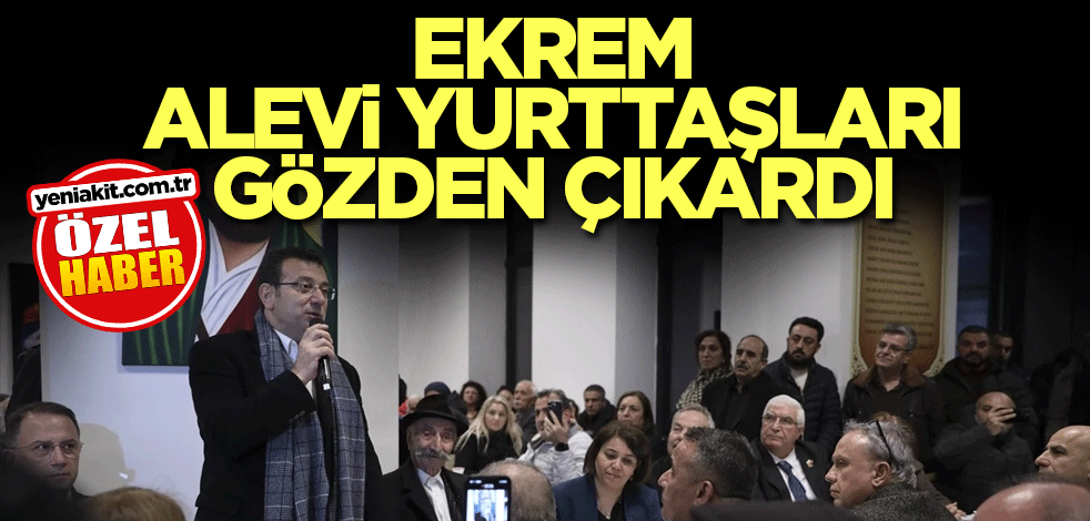 İmamoğlu Alevi yurttaşları gözden çıkardı