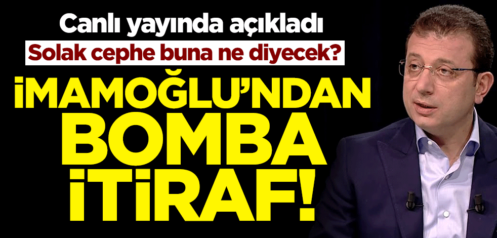 İmamoğlu, başkanlık döneminde yaptığı 3 hatayı itiraf etti