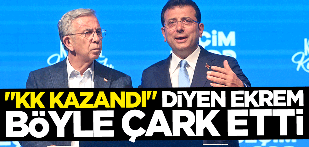 İmamoğlu böyle çark etti: İnancım gereği dedim