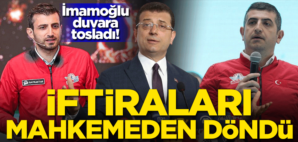 İmamoğlu duvara tosladı! İftiraları mahkemeden döndü
