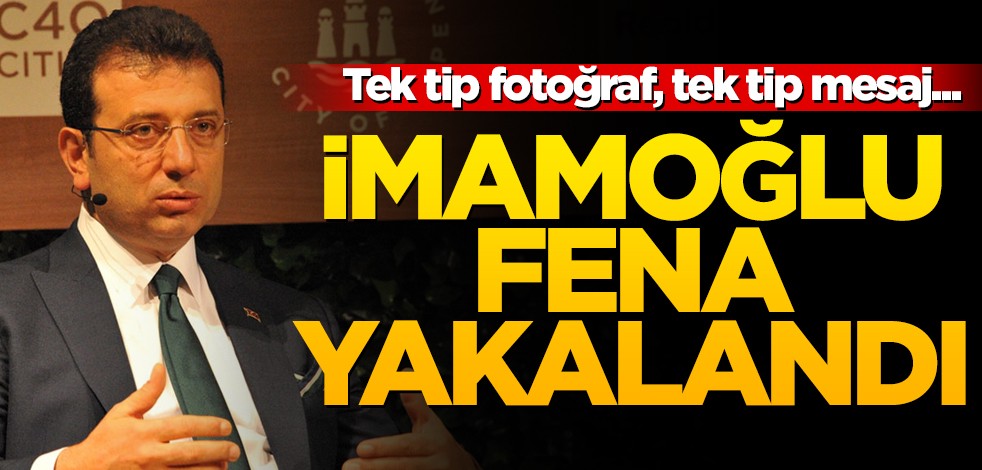 İmamoğlu fena yakalandı!
