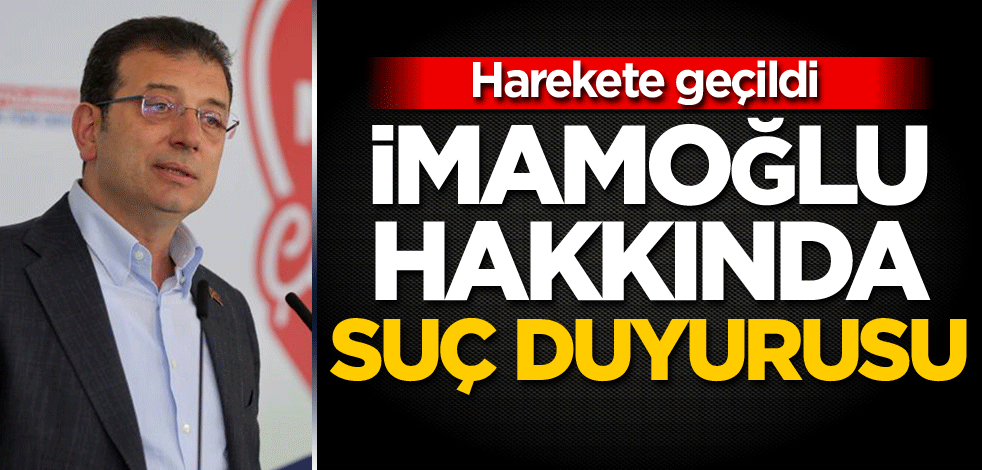 İmamoğlu hakkında suç duyurusu