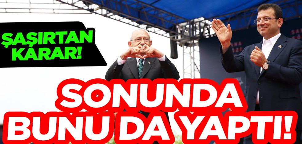 İmamoğlu kendini cumhurbaşkanı yardımcısı ilan etti!