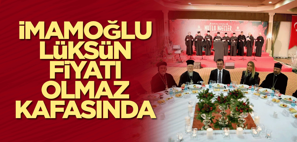 İmamoğlu lüksün fiyatı olmaz kafasında ama para yok diye yakınıyor