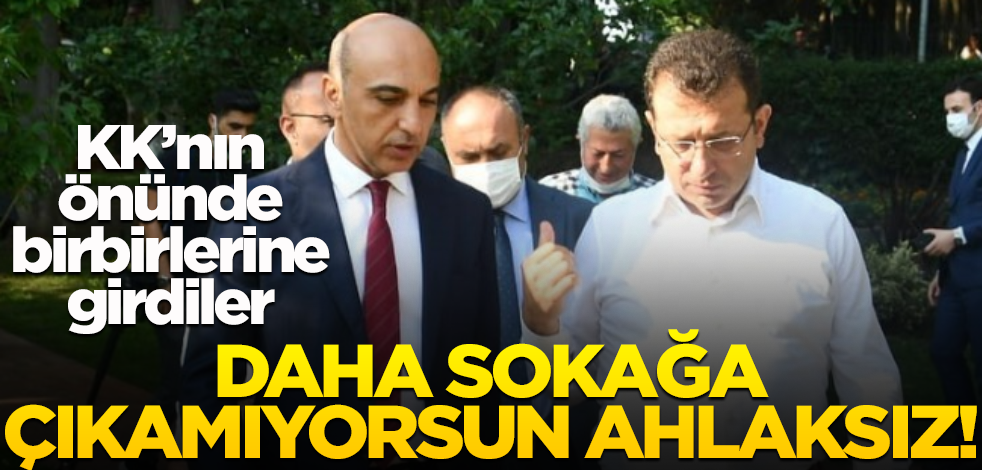 İmamoğlu o CHP'liyle Kılıçdaroğlu'nun önünde birbirine girdi! "Sokağa çıkamıyorsun, gelmiş konuşuyorsun"