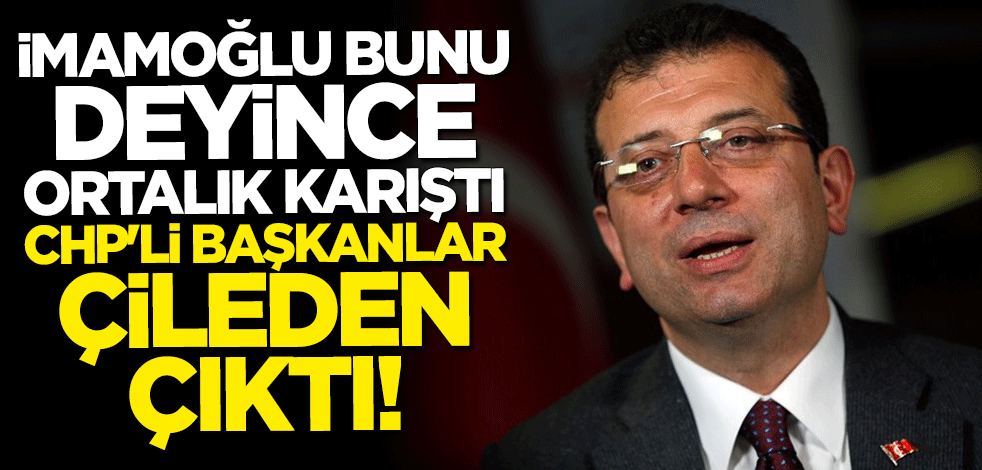 İmamoğlu "size 20 dakika ayırdım" deyince ortalık karıştı... CHP'li başkanlar isyan etti
