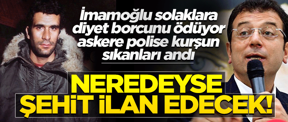 İmamoğlu solaklara diyet borcunu ödüyor! Deniz Gezmiş ve yancılarını andı