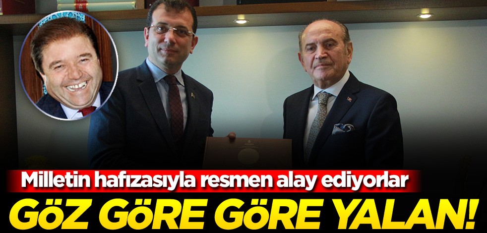 İmamoğlu ve avanesi yalana doymuyor! Milletin hafızasıyla alay ettiler