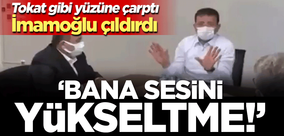 İmamoğlu ve taksiciler arasında kavga çıktı: Bana sesini yükseltme!