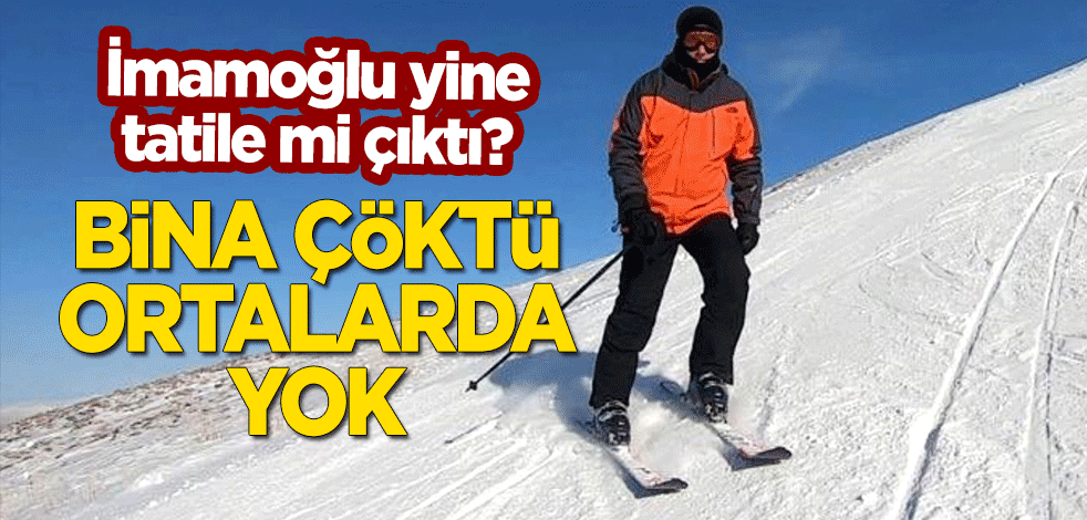 İmamoğlu yine tatile mi çıktı? Bahçelievler'de bina çöktü, ortalarda yok!