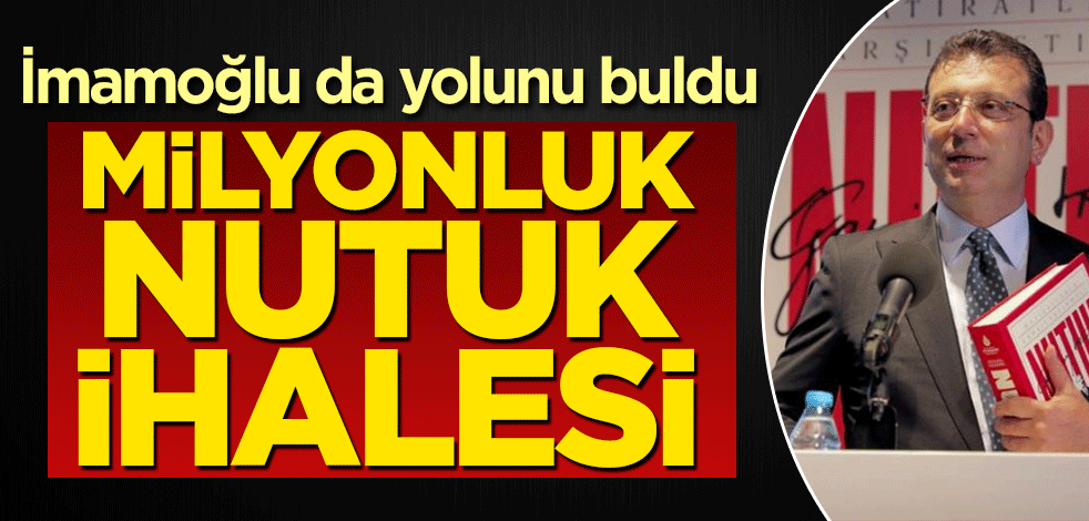 İmamoğlu yolunu buldu! Milyonluk ‘Nutuk’ ihalesi