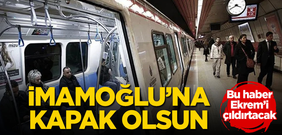 İmamoğlu'na kapak olsun! Bu haber, Ekrem'i çıldırtacak