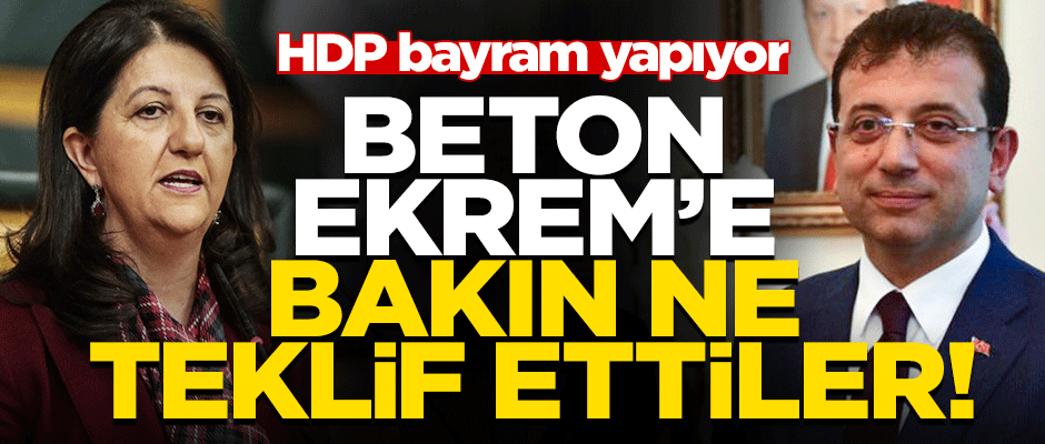 İmamoğlu'na mazbata verilmesine en çok HDP sevindi!