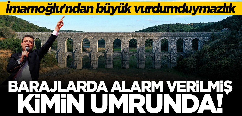 İmamoğlu'ndan büyük vurdumduymazlık: Problem gözükmüyor