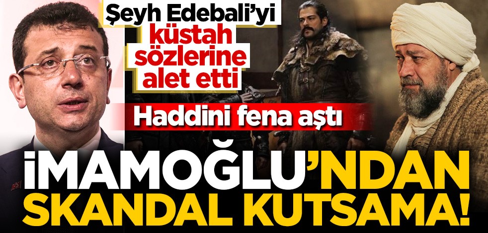 İmamoğlu'ndan 'Gezi terörüne' kutsama! Şeyh Edebali'yi de alet etti