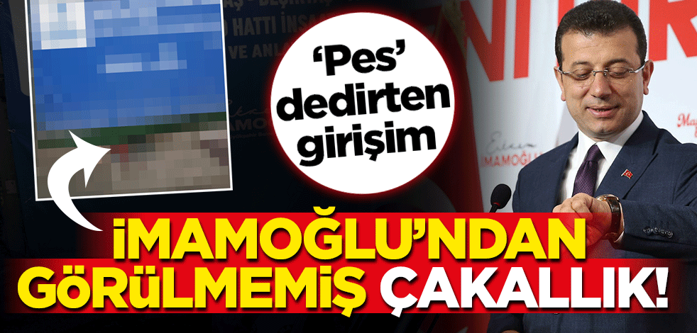 İmamoğlu'ndan görülmemiş çakallık! Bitme aşamasındaki AK Parti'nin projesini sahiplendi