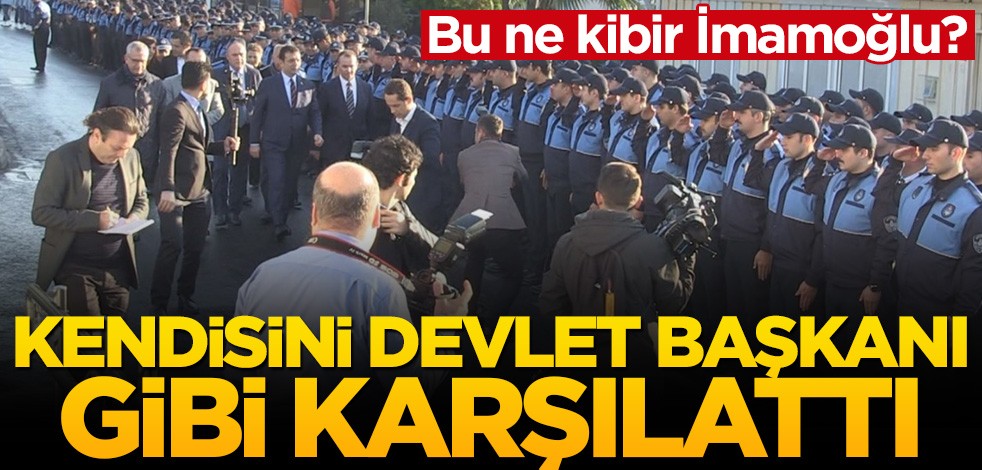 İmamoğlu'ndan kibir dolu hareket! Sanarsın devlet başkanı