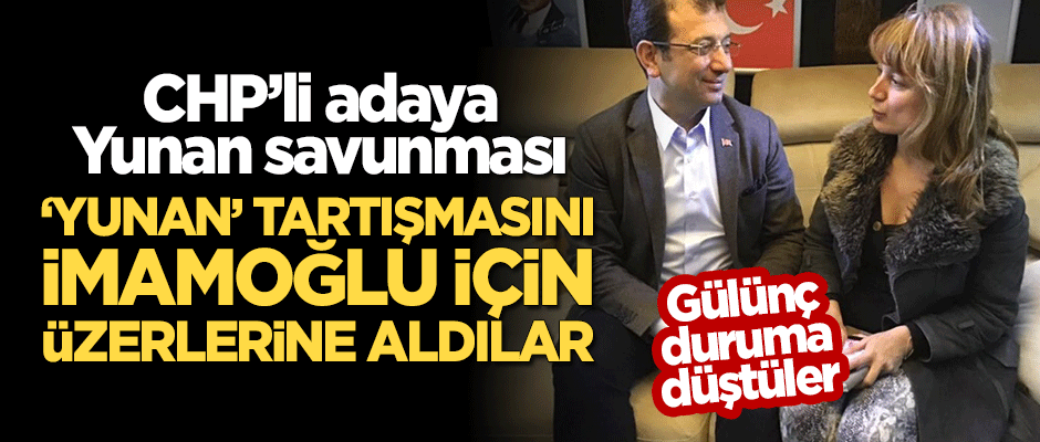İmamoğlu'nu kendisi değil, Yunan medyası savundu! "Yunan" tartışmasını üzerlerine aldılar