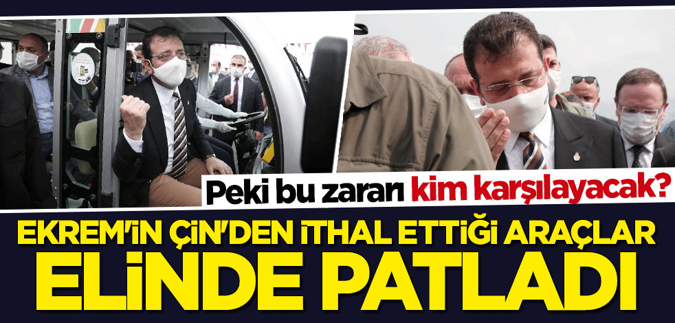 İmamoğlu'nun Çin'den ithal ettiği elektrikli araçlar elinde kaldı: Adalar ilçesinde kullanılamıyor