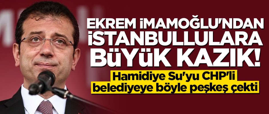 İmamoğlu'nun İstanbulluları kazıkladığı ortaya çıktı