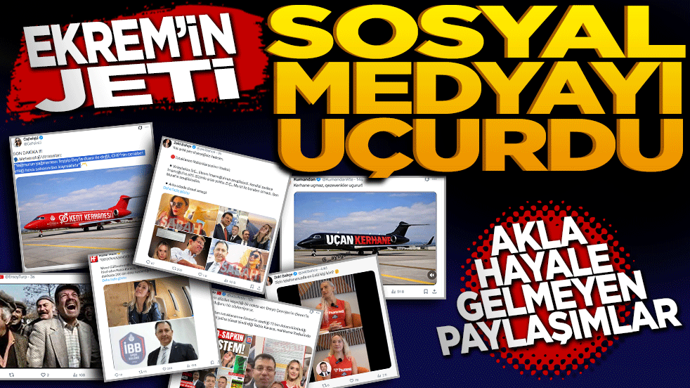İmamoğlu’nun Jeti sosyal medyayı uçurdu! Akla hayale gelmeyecek paylaşımlar