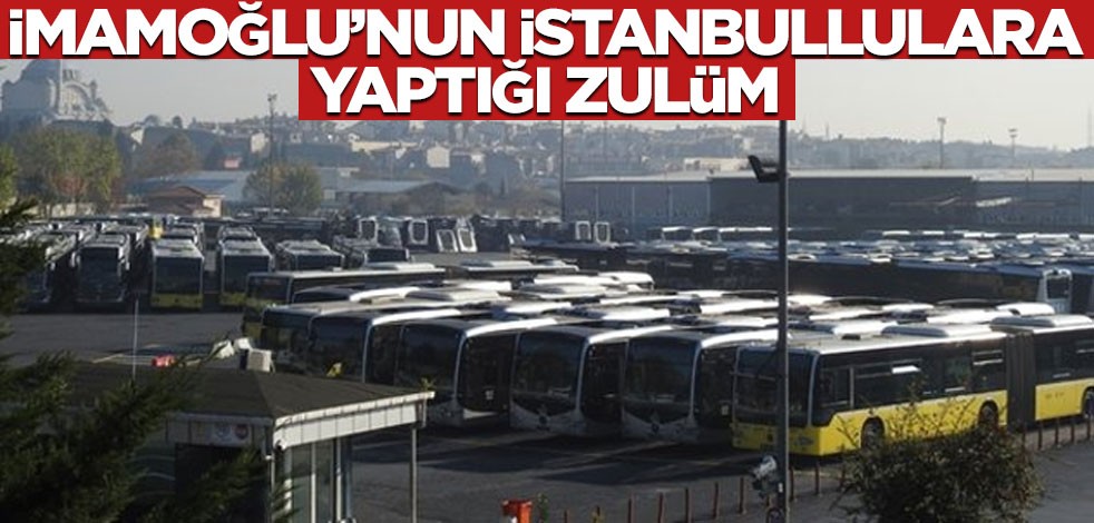 İmamoğlu'nun korona sürecinde İstanbullulara yaptığı zulüm görüntülendi