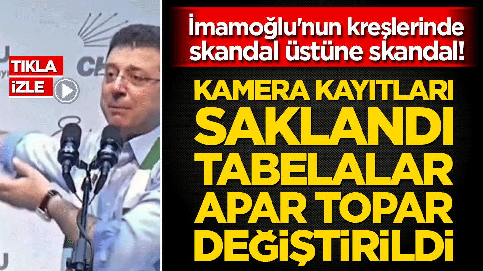 İmamoğlu'nun kreşlerinde skandal üstüne skandal! Kamera kayıtları saklandı tabelalar apar topar değiştirildi