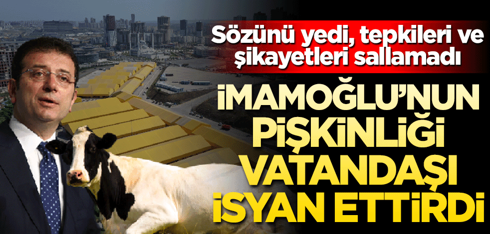 İmamoğlu'nun pişkinliği vatandaşı isyan ettirdi! Sözünü yedi, tepkileri ve şikayetleri sallamadı