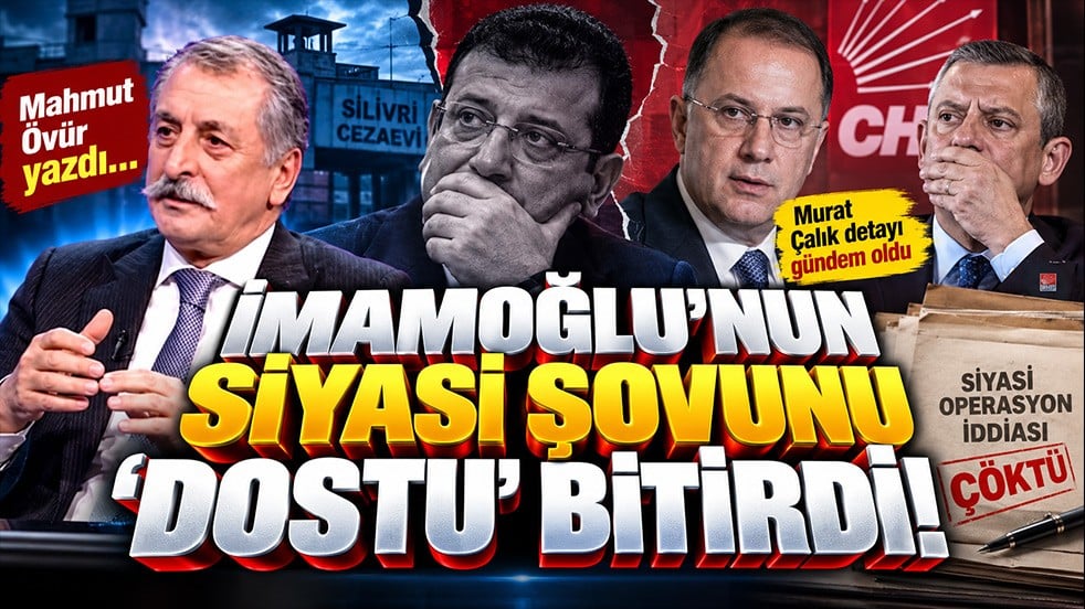 İmamoğlu'nun siyasi şovunu ‘dostu’ bitirdi! Murat Çalık detayı gündem oldu