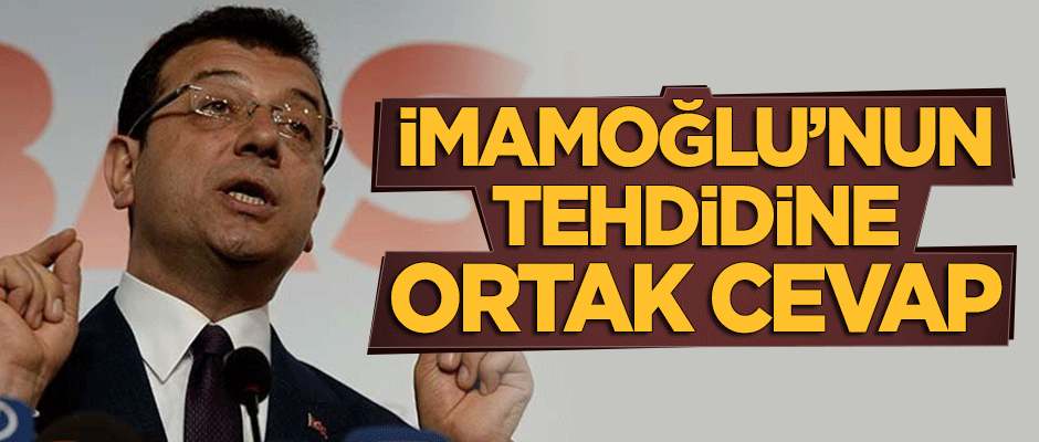 İmamoğlu'nun tehdidine Hürriyet, Milliyet, CNN Türk ve Vatan'dan ortak cevap!