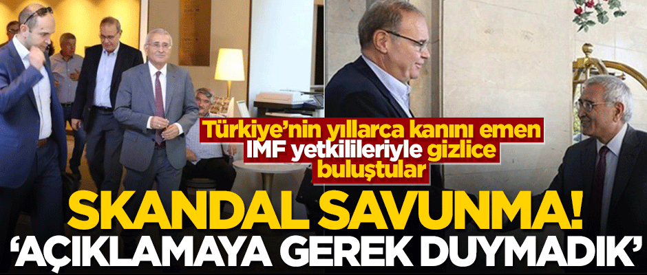 IMF ile gizlice görüşen CHP ve İP'ten skandal açıklama: "Açıklama gereği duymadık"