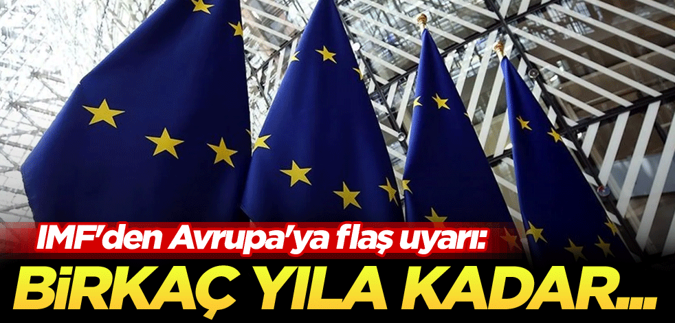 IMF'den Avrupa'ya flaş uyarı: Birkaç yıla kadar...