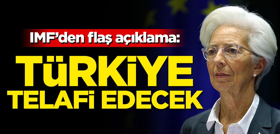 IMF'den flaş açıklama: Türkiye telafi edecek