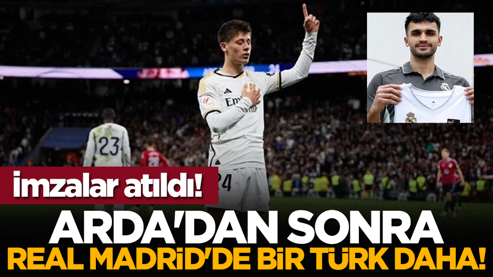İmzalar atıldı! Arda'dan sonra Real Madrid'de bir Türk daha!