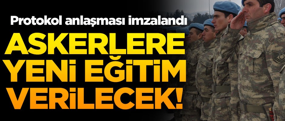İmzalar atıldı! Askerlere kadına şiddete karşı eğitim verilecek