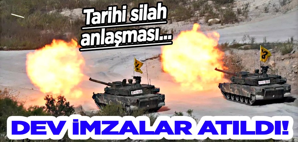 İmzalar atıldı! FA-50 jeti, K2 tankı, obüs ihracatı anlaşması...