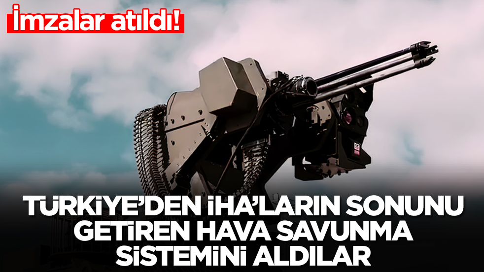 İmzalar atıldı: Türkiye'den İHA'ların sonunu getiren hava savunma sistemini aldılar