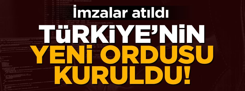 Türkiye'nin ilk siber ordusu kuruldu
