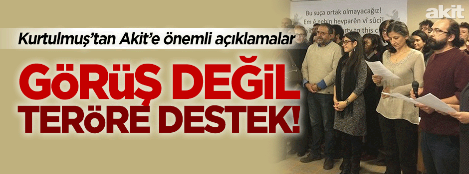 İmzalar teröre destek içindi