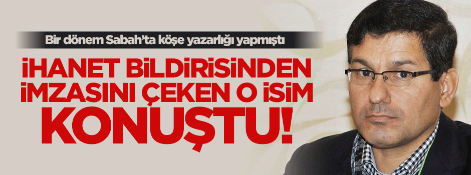 İmzasını geri çeken Akyeşilmen: Bildiriyi dikkatli okumamıştım