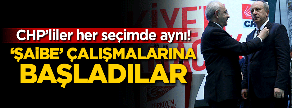 İnce ve Kılıçdaroğlu 'şaibe' çalışmalarına başladı