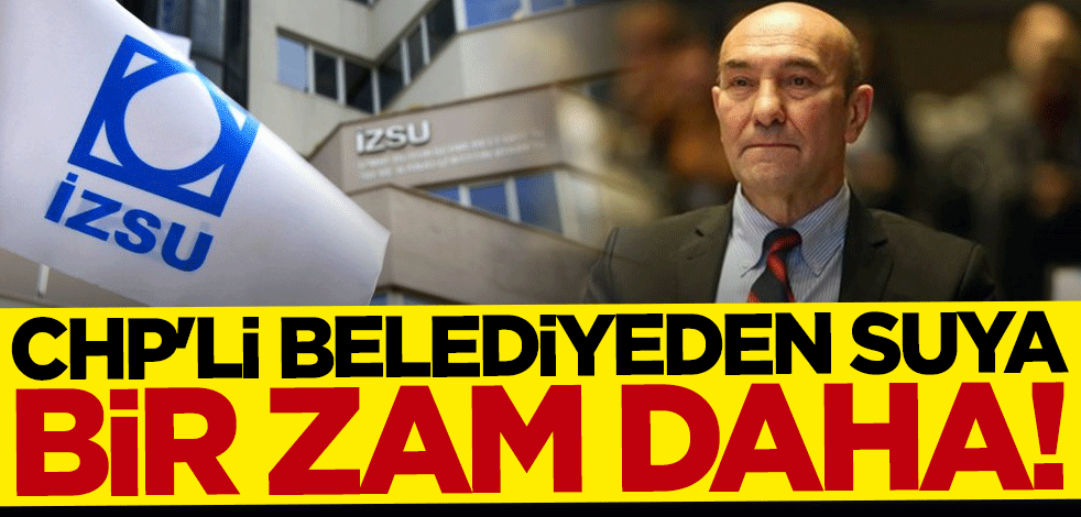 İndirim sadece 10 gün sürdü... CHP'li belediyeden suya bir zam daha