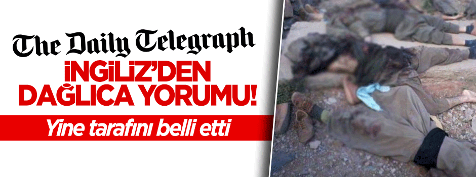 İngiliz Daily Telegraph'tan Dağlıca yorumu!