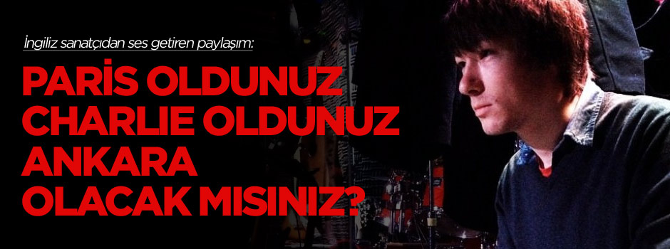 İngiliz sanatçıdan çarpıcı Ankara paylaşımı!