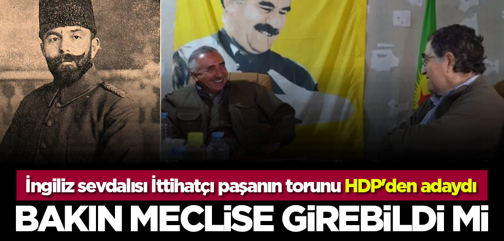 İngiliz sevdalısı İttihatçı paşanın torunu HDP'den adaydı... Bakın meclise girebildi mi
