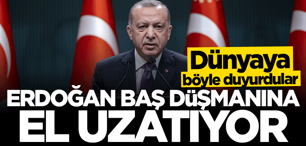 İngilizler dünyaya böyle duyurdu: Erdoğan baş düşmanına el uzatıyor