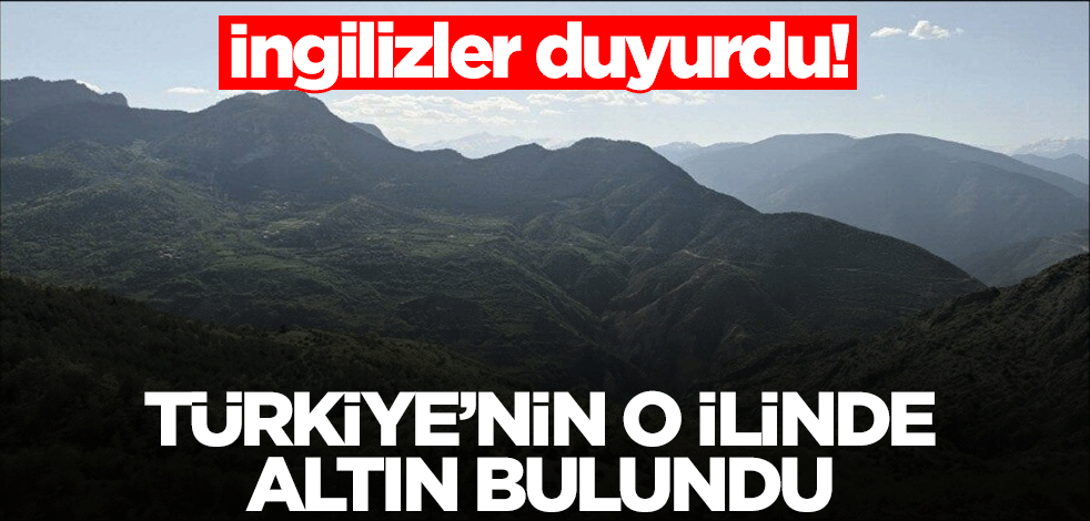 İngilizler duyurdu! Türkiye'nin o ilinde altın bulundu